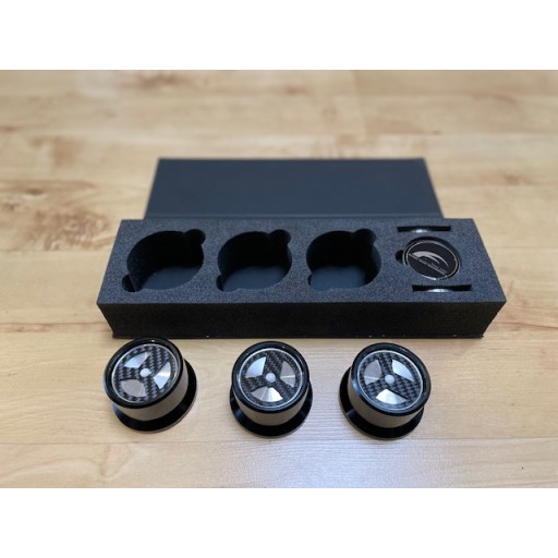 Franc Audio Ceramic Disc Classic Foot - Black - Set of 3