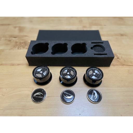 Franc Audio Ceramic Disc Classic Foot - Black - Set of 3