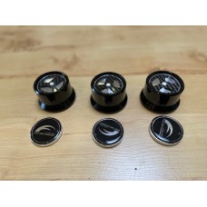 Franc Audio Ceramic Disc Classic Foot - Black - Set of 3