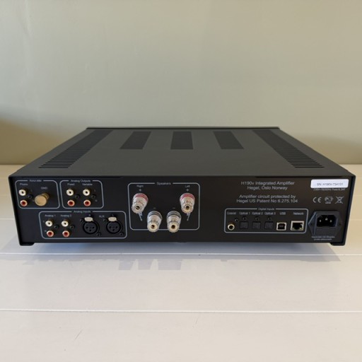 Hegel H190v Integrated Amplifier - Black